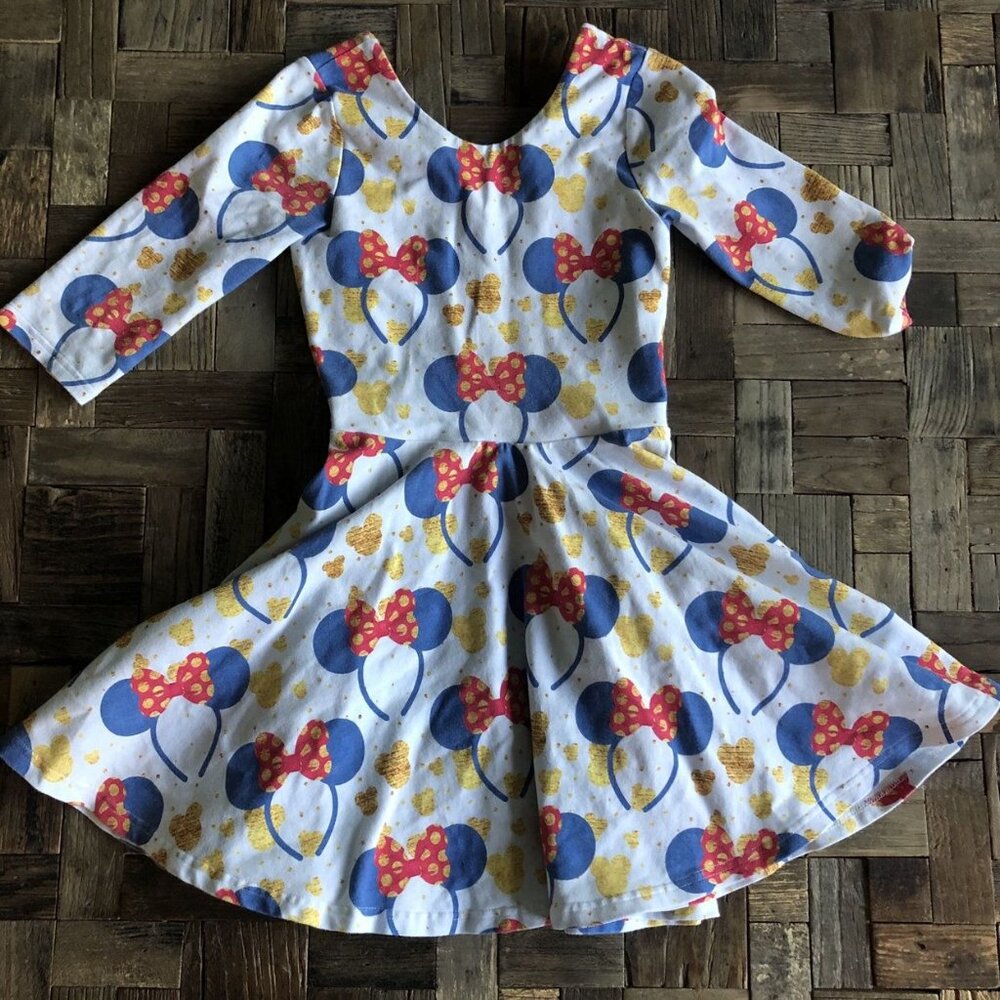 Two Little Es Minnie Ears Dress